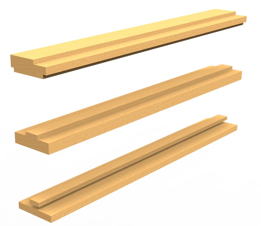 Profiled FJ Pine, Primed